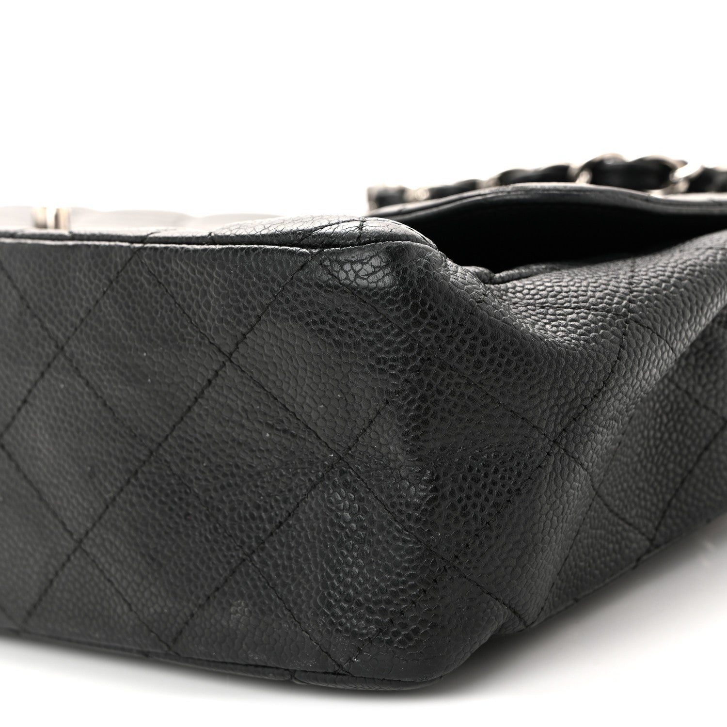 Chanel Caviar Quilted Jumbo Single Flap Black 10 of 10