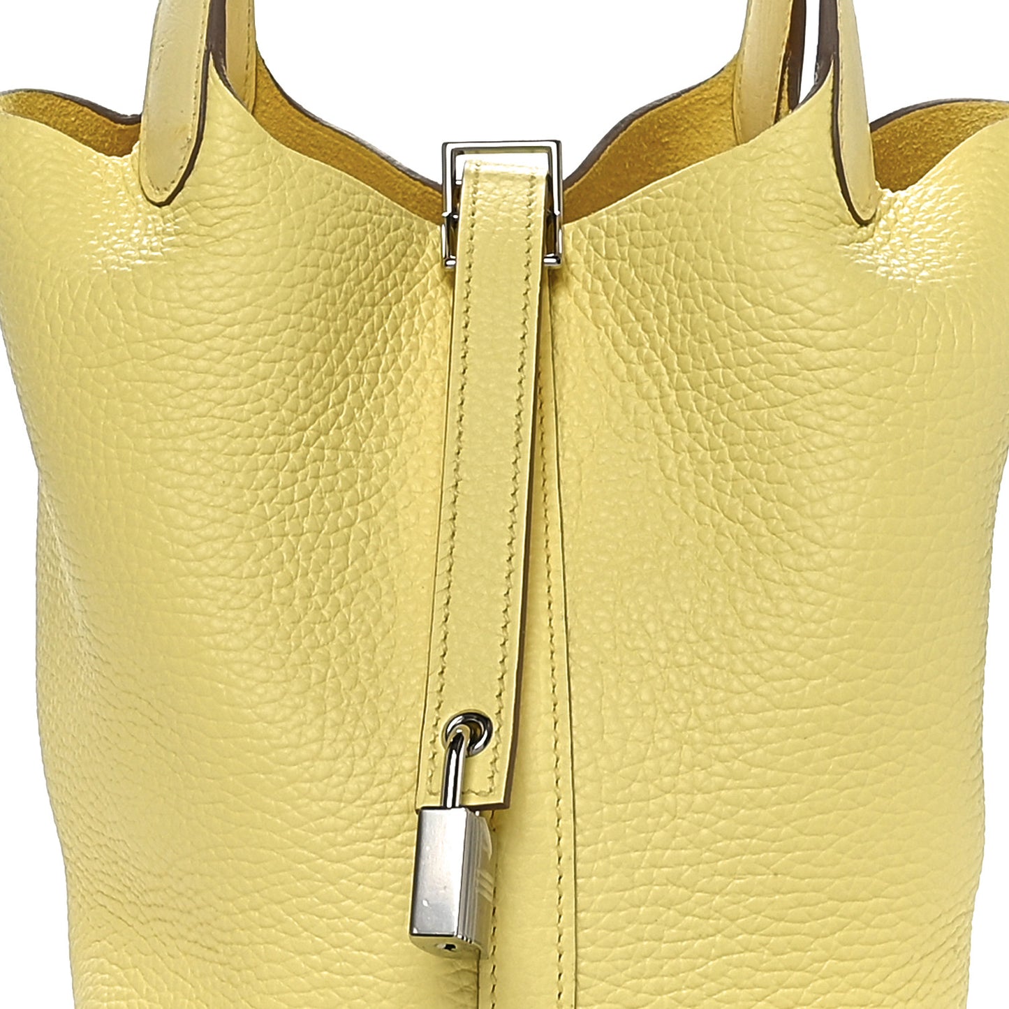 Taurillon Clemence Ostrich Touch Picotin Lock 18 PM