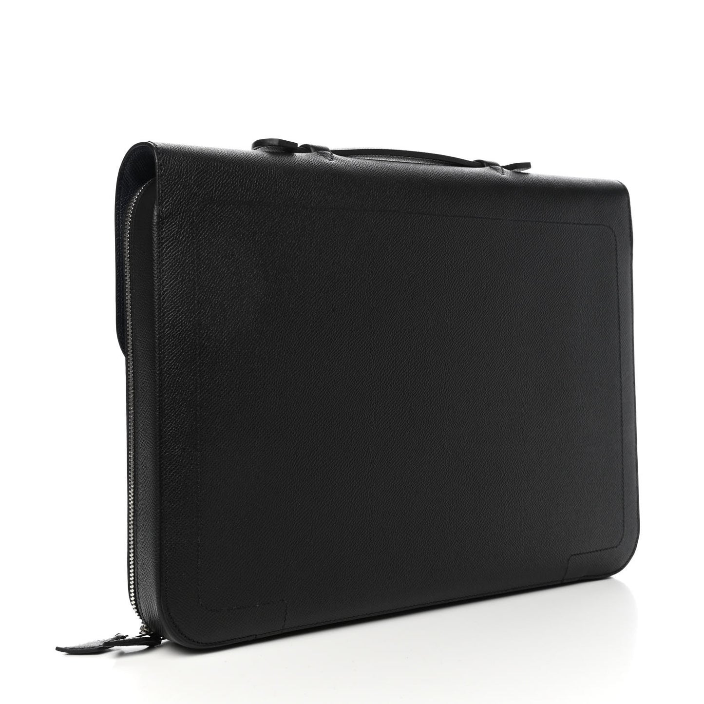 Epsom Serviette 57 Briefcase Black Bleu Indigo