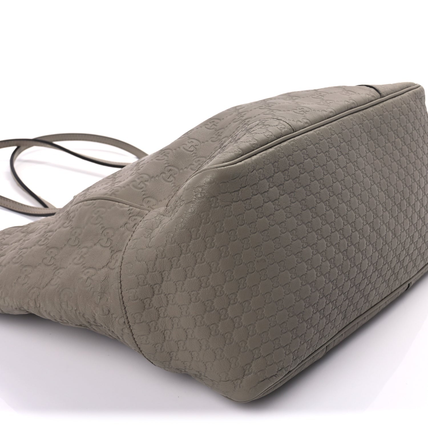 Gucci ssima Medium Bree Zippered Tote Storm Grey 8 of 8