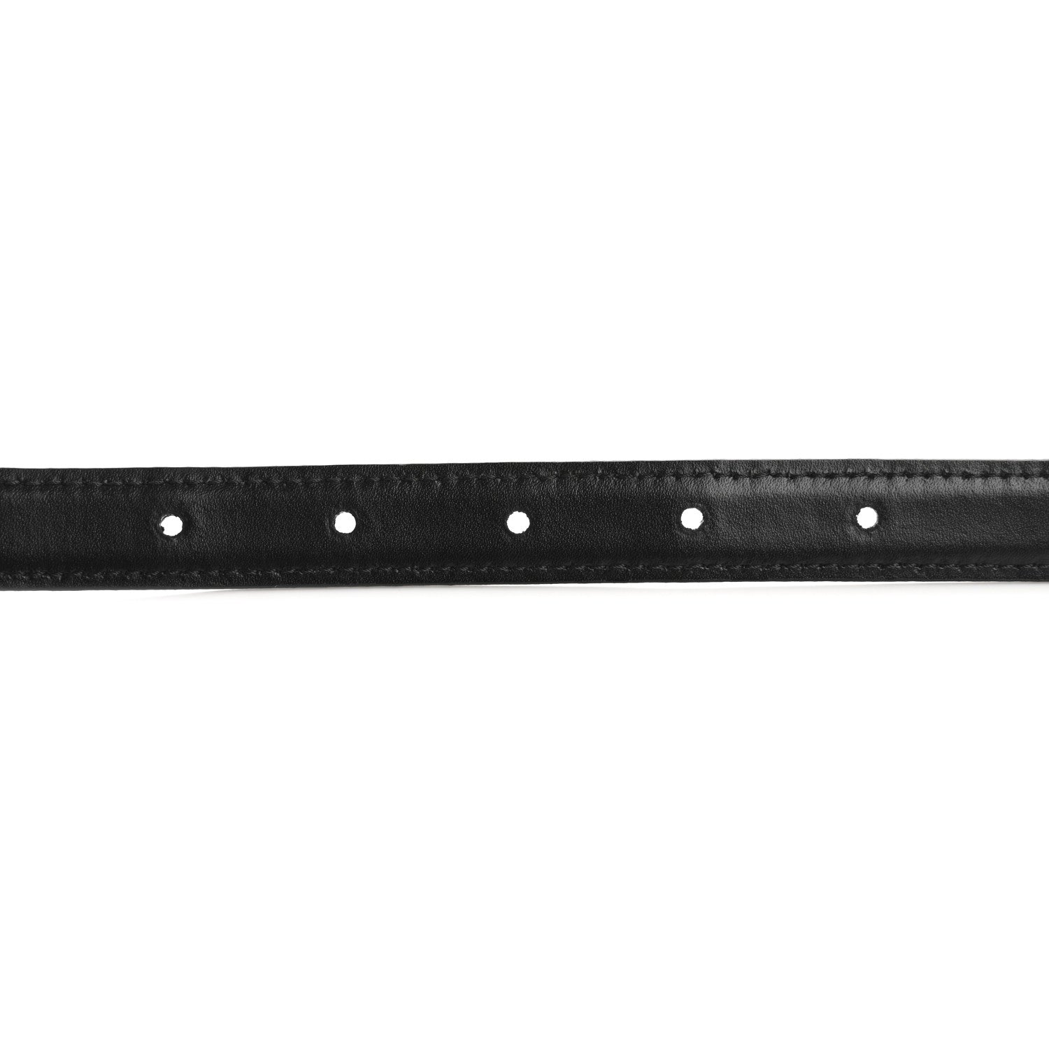 Celine Box Calfskin Small 25mm Triomphe Belt 70 28 Black 4 of 10