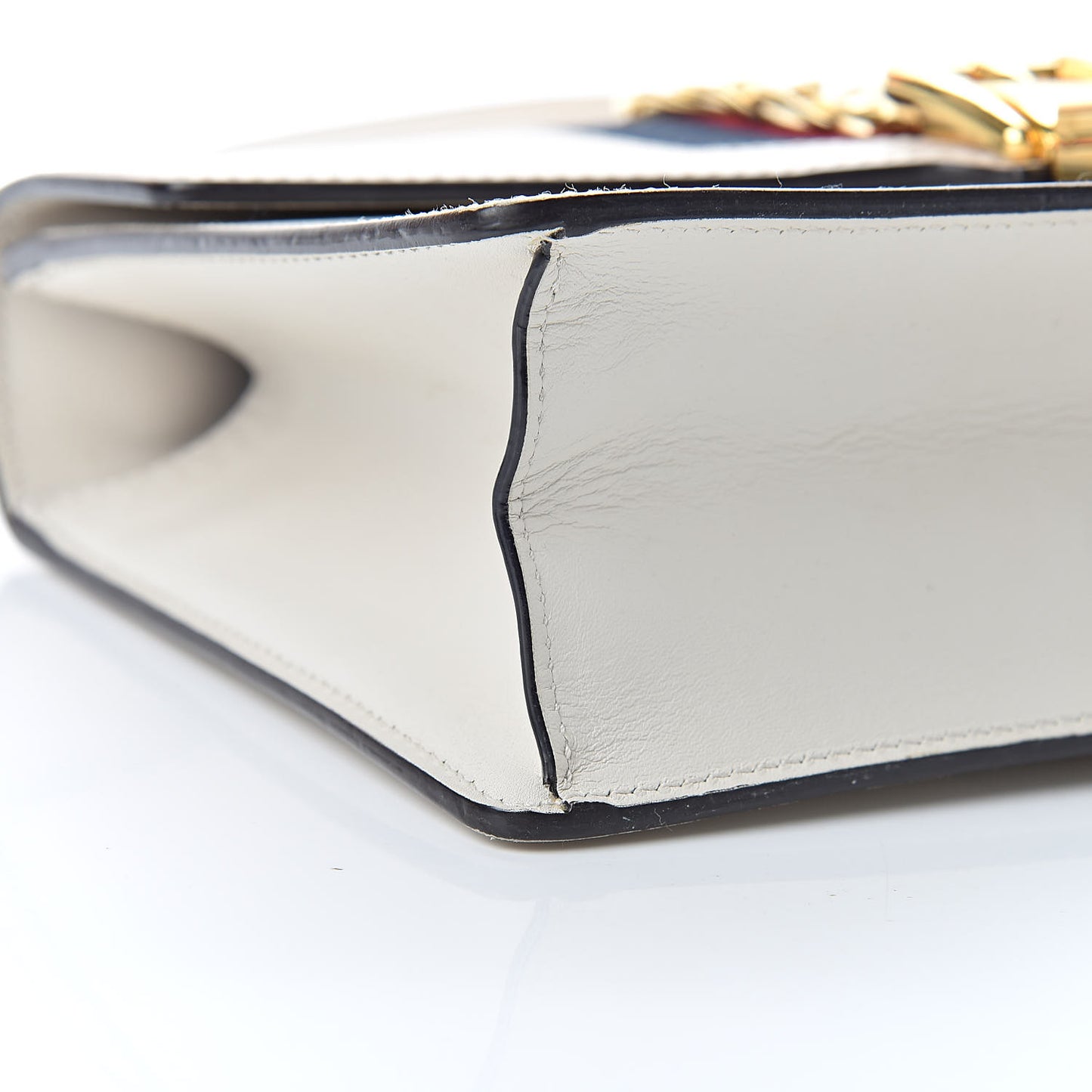 Calfskin Small Sylvie Shoulder Bag White