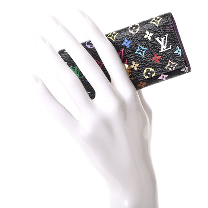 Louis Vuitton Monogram Multicolor Multicles 4 Key Holder Black Violet 2 of 7