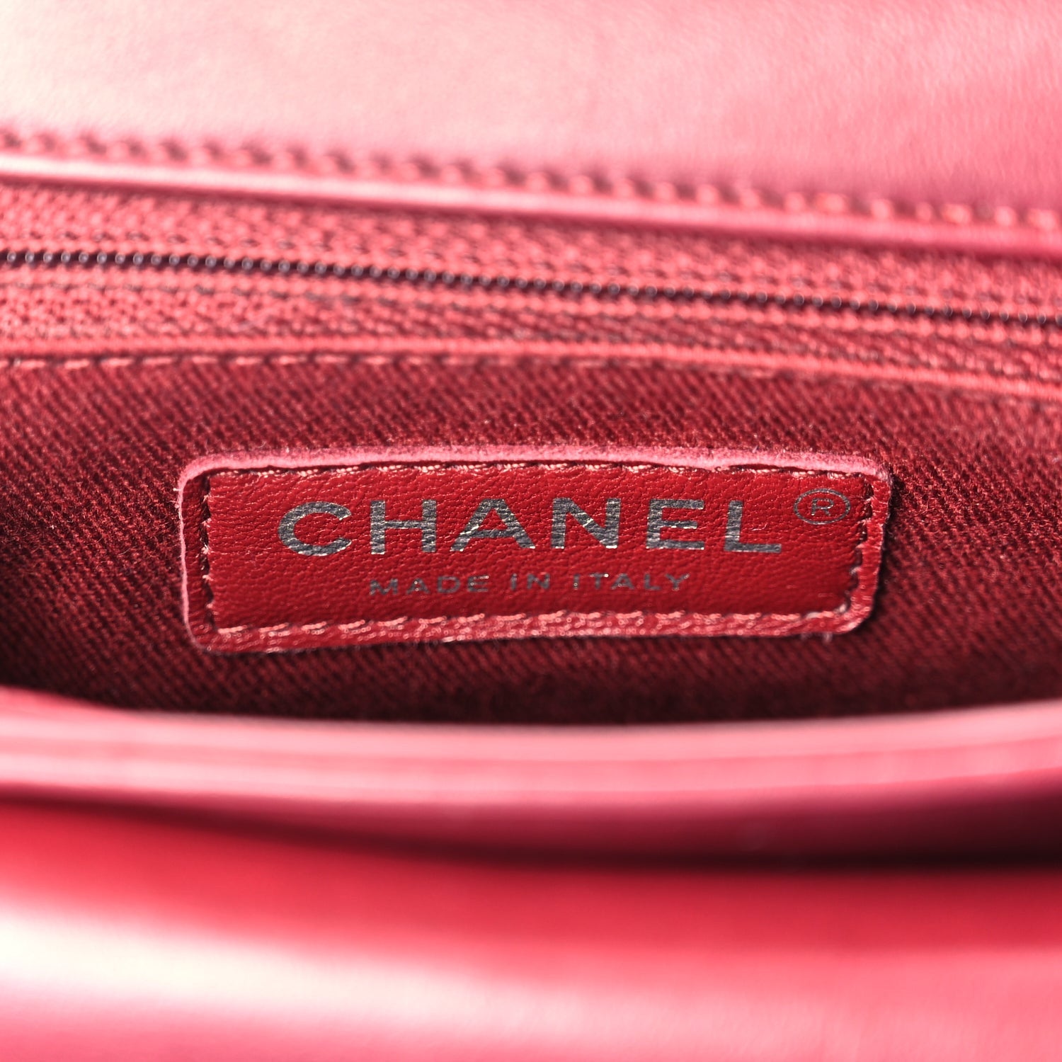 Chanel Calfskin Coco Eyelets Small Flap Bag  Red 5 of 9