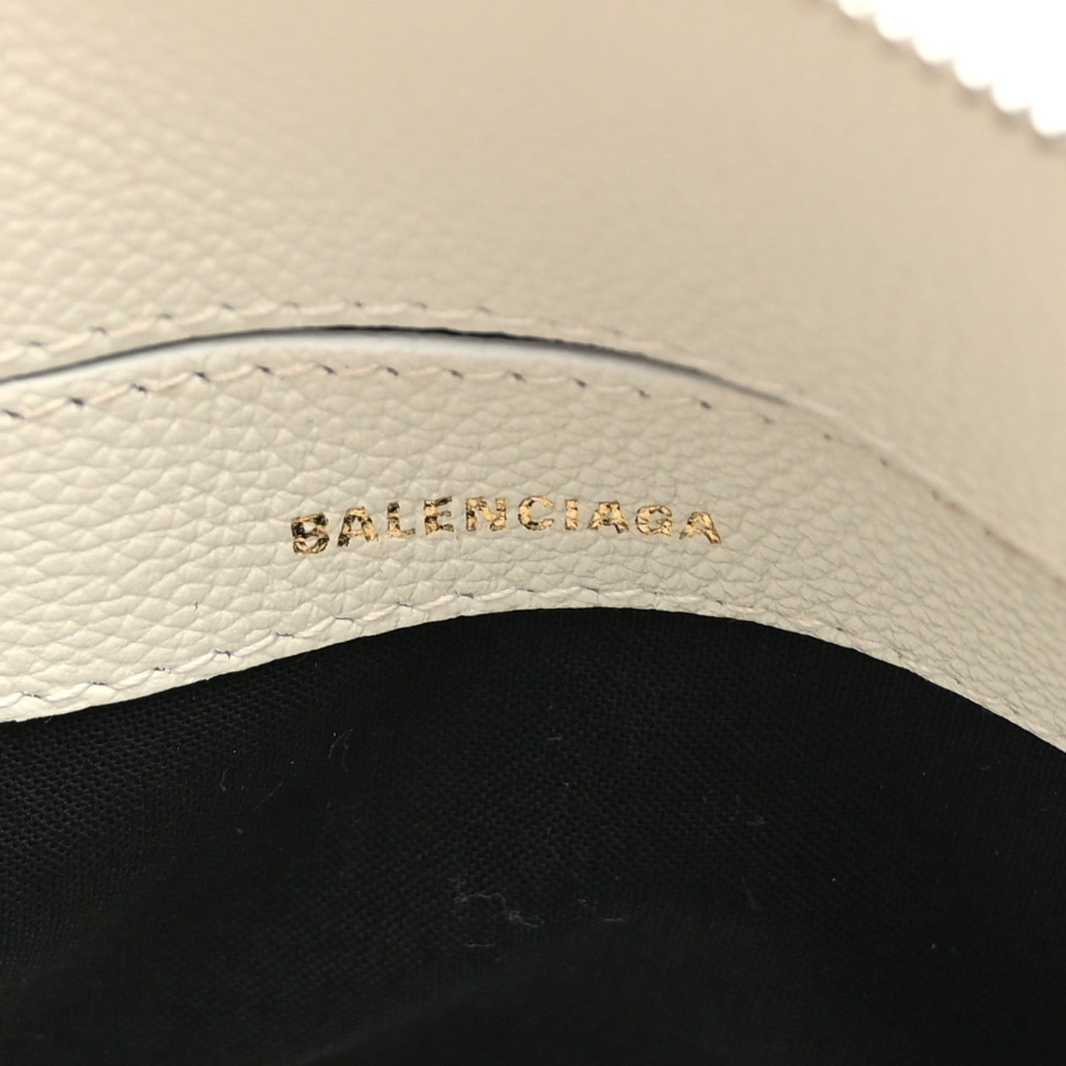 Balenciaga Grained Calfskin XXS Ville Top Handle Bag White Black 6 of 7