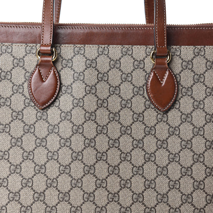 Gucci GG Supreme Monogram Medium Zippered Bucket Tote Beige Tuscany 25 of 25