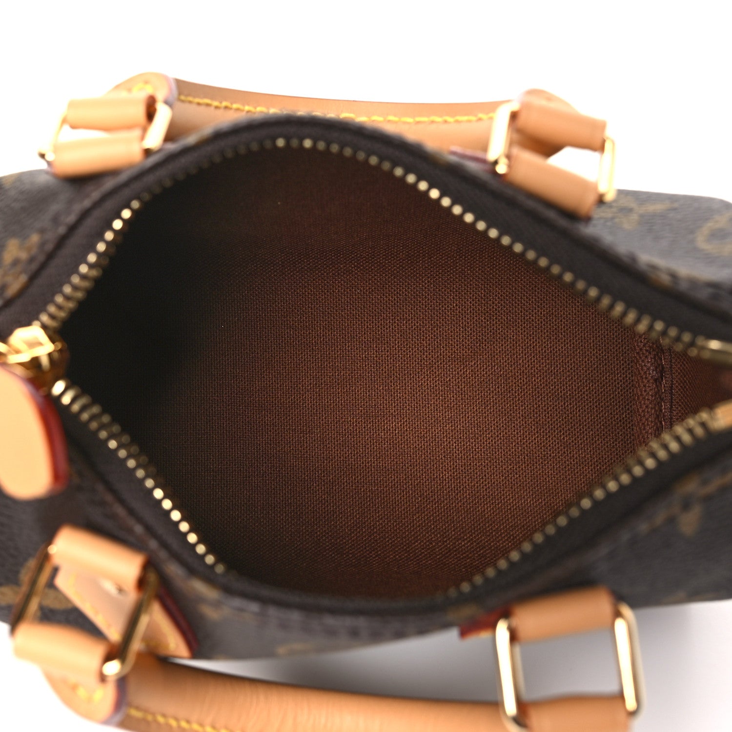 Louis Vuitton Monogram Nano Speedy Bandouliere 5 of 9