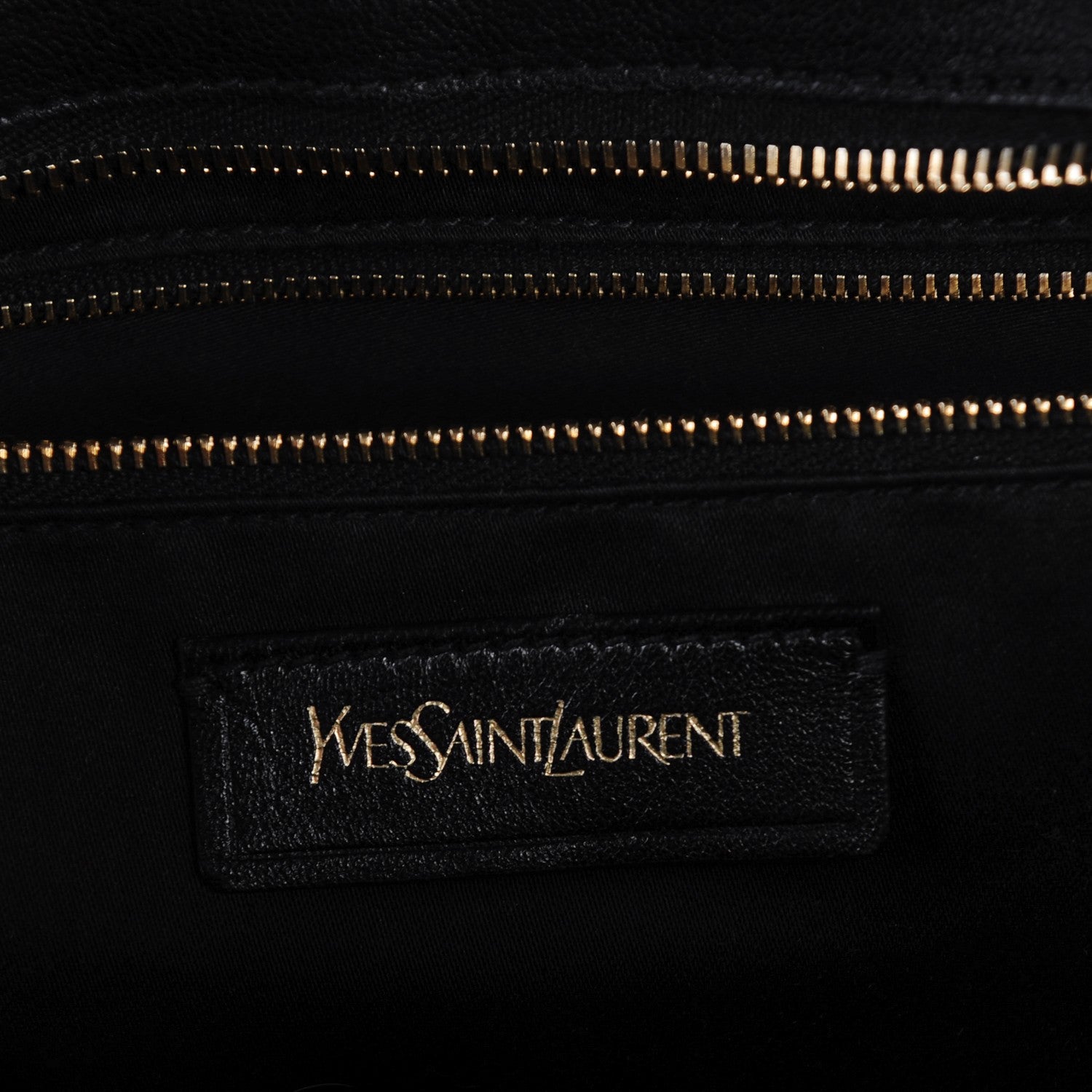 Saint Laurent Sheepskin Small Cabas ChYc Black 6 of 7