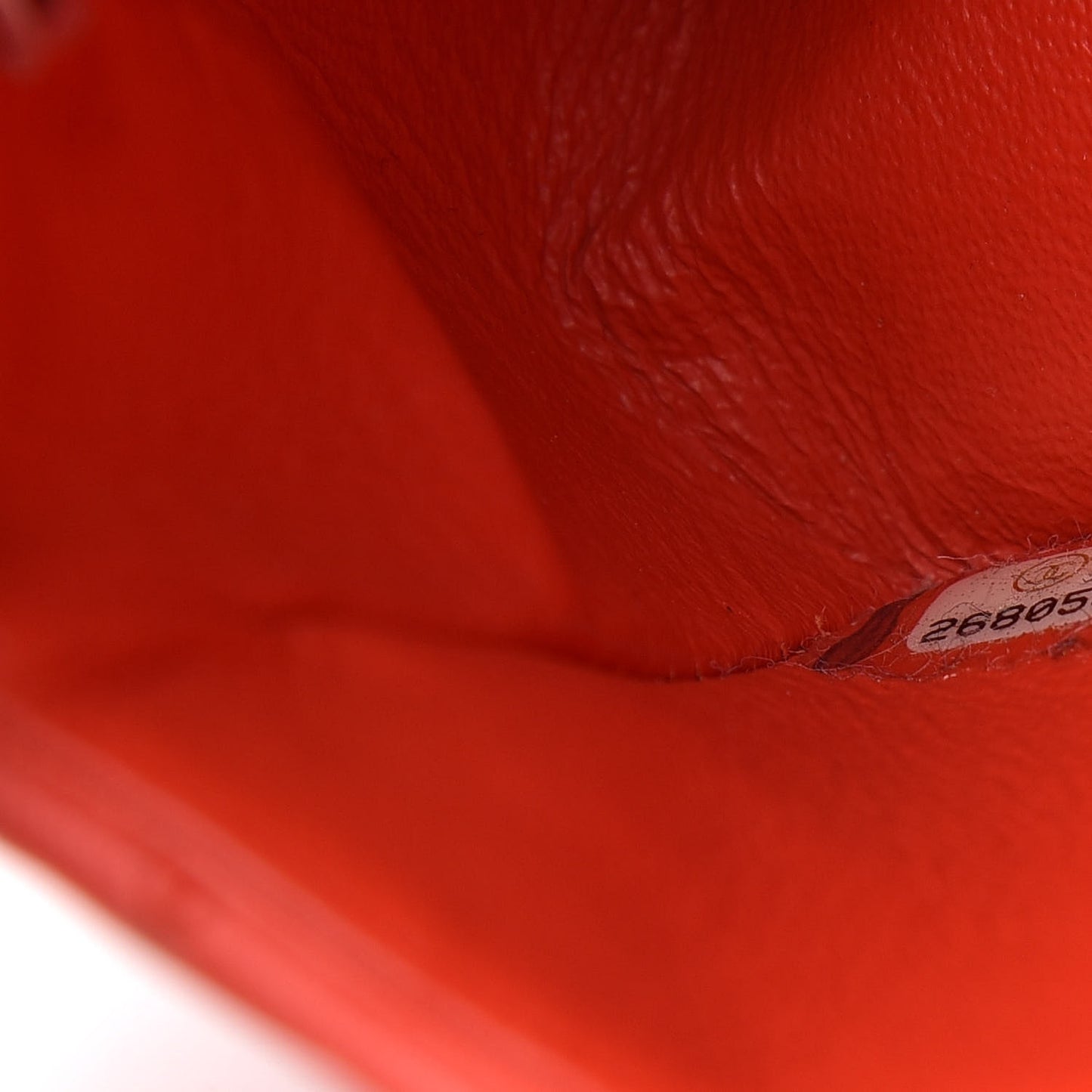 Lambskin Quilted Mini Rectangular Flap Red