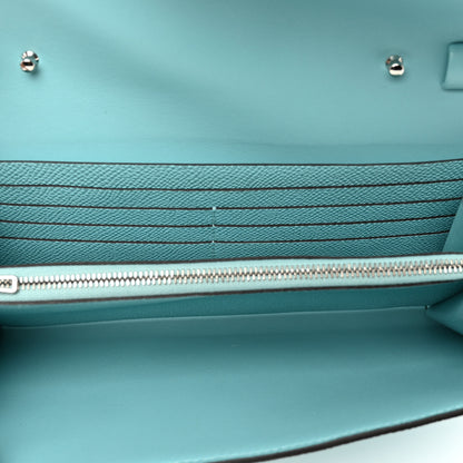 Hermes Epsom Constance Wallet To Go Bleu Atoll 5 of 8