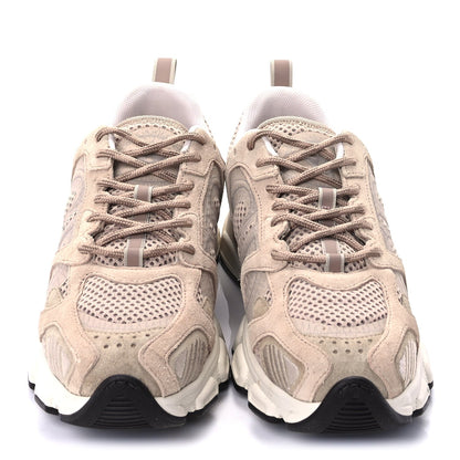Christian Dior Suede Mesh Dior Chrono Sneakers 38.5 Beige 2 of 9