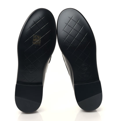 Chanel Lambskin Quilted CC Turnlock Loafers 38.5 Black 5 of 9