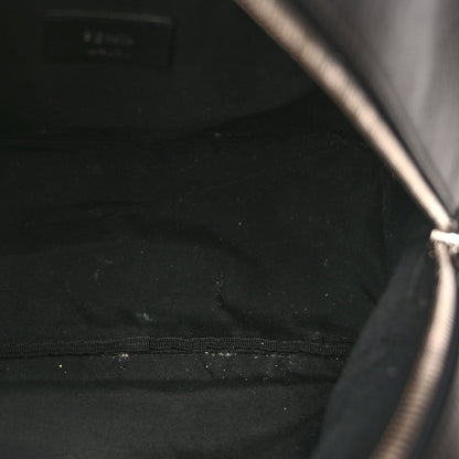 Fendi Vitello Dolce Fox Elaphe Ayers Hypnoteyes Large Backpack  Black Giallo Multicolor 4 of 8