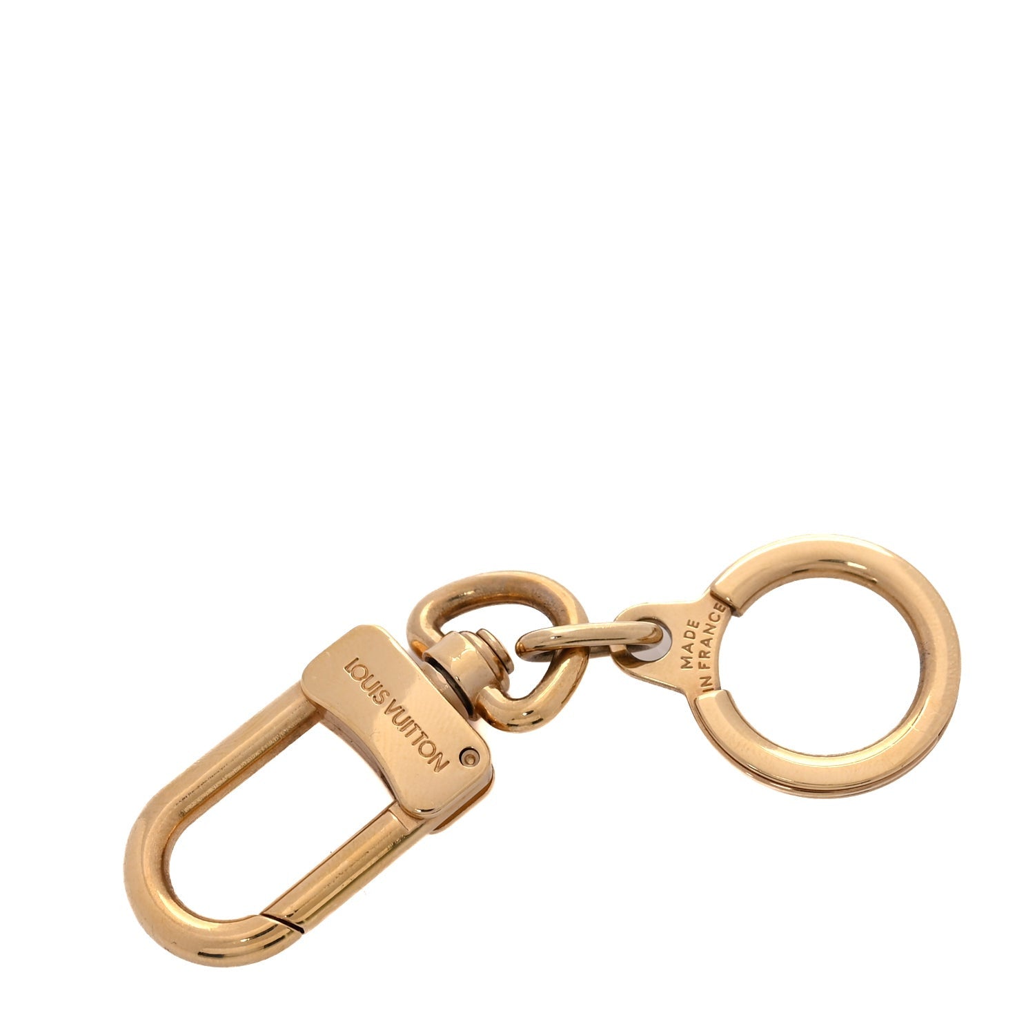 Louis Vuitton Pochette Extender Key Ring Gold 1 of 2
