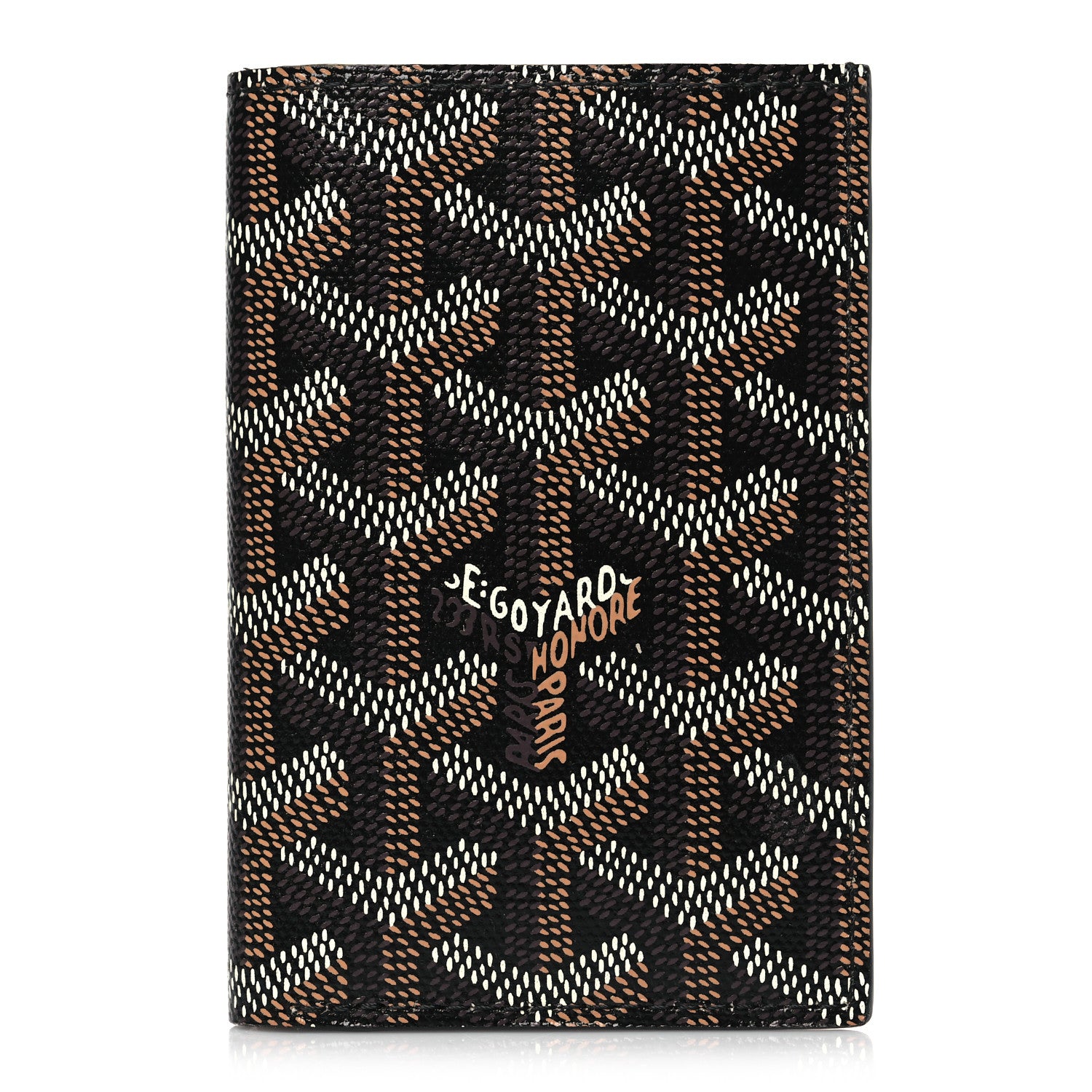 Goyard Goyardine Saint Pierre Card Holder Black 1 of 7