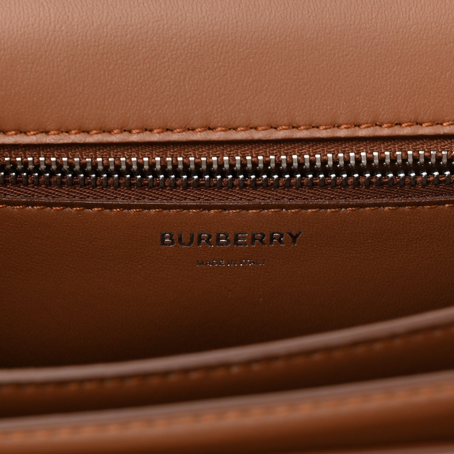 Calfskin Small TB Bag Malt Brown