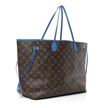Louis Vuitton Monogram Articles de Voyage Ikat Neverfull GM Grand Blue 3 of 9