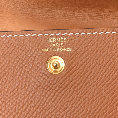 Hermes Epsom Kelly Pocket Belt Gold 4 of 6