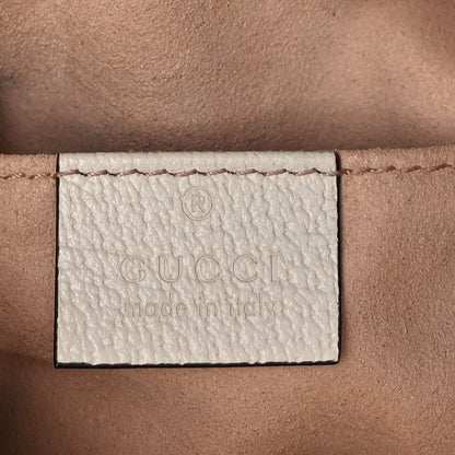 Gucci GG Supreme Monogram Textured Calfskin Web Mini Ophidia Shoulder Bag Beige Ebony Mystic White 5 of 7