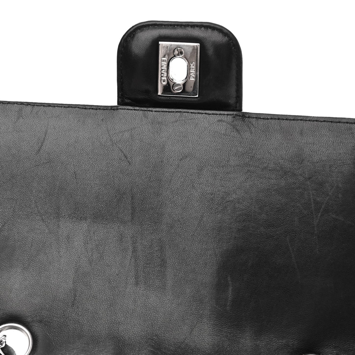 Lambskin Medium Coco Rider Flap Black