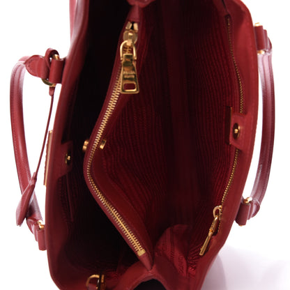 Prada Saffiano Lux Medium Tote Fuoco 5 of 10
