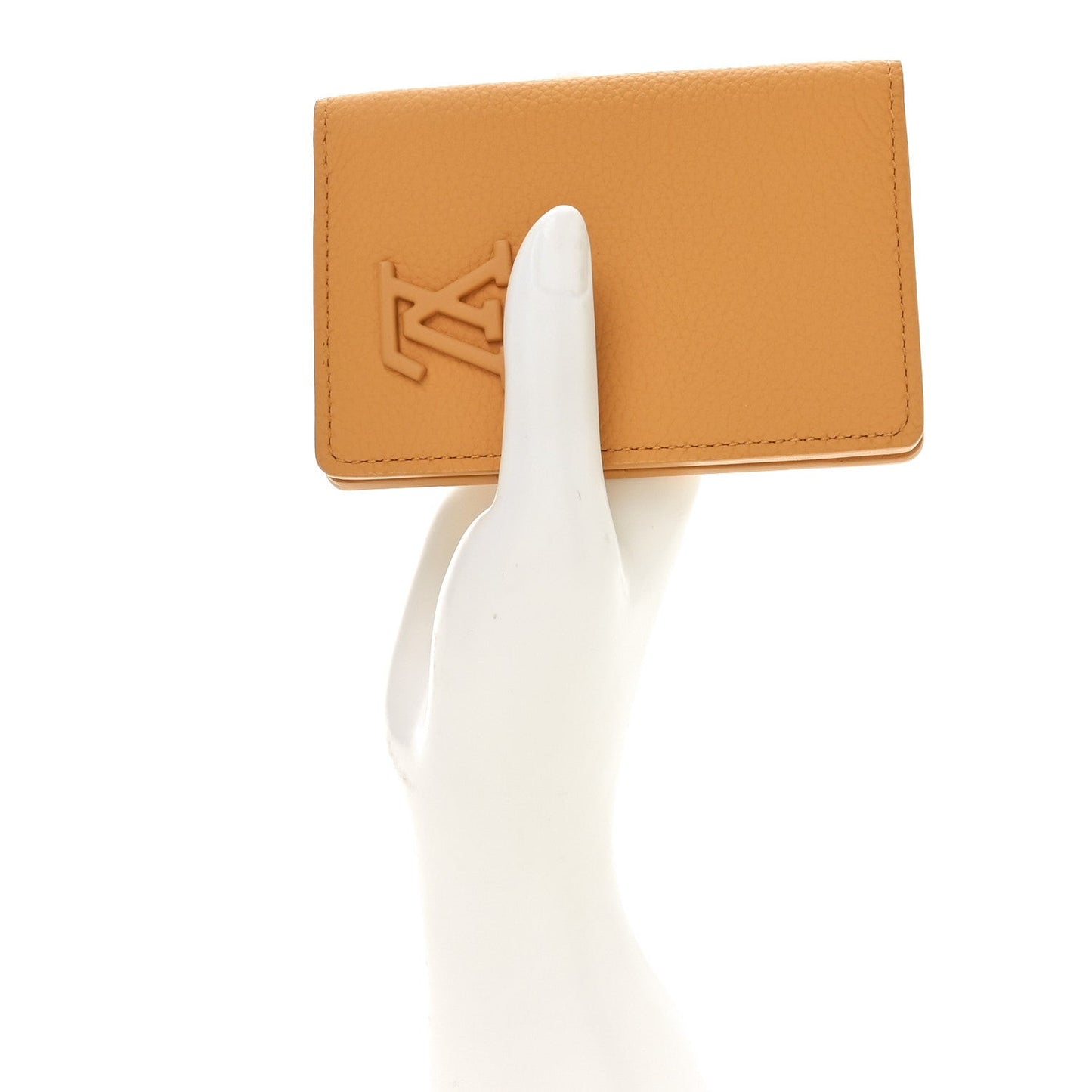 Grained Calfskin Aerogram Pocket Organizer Safran
