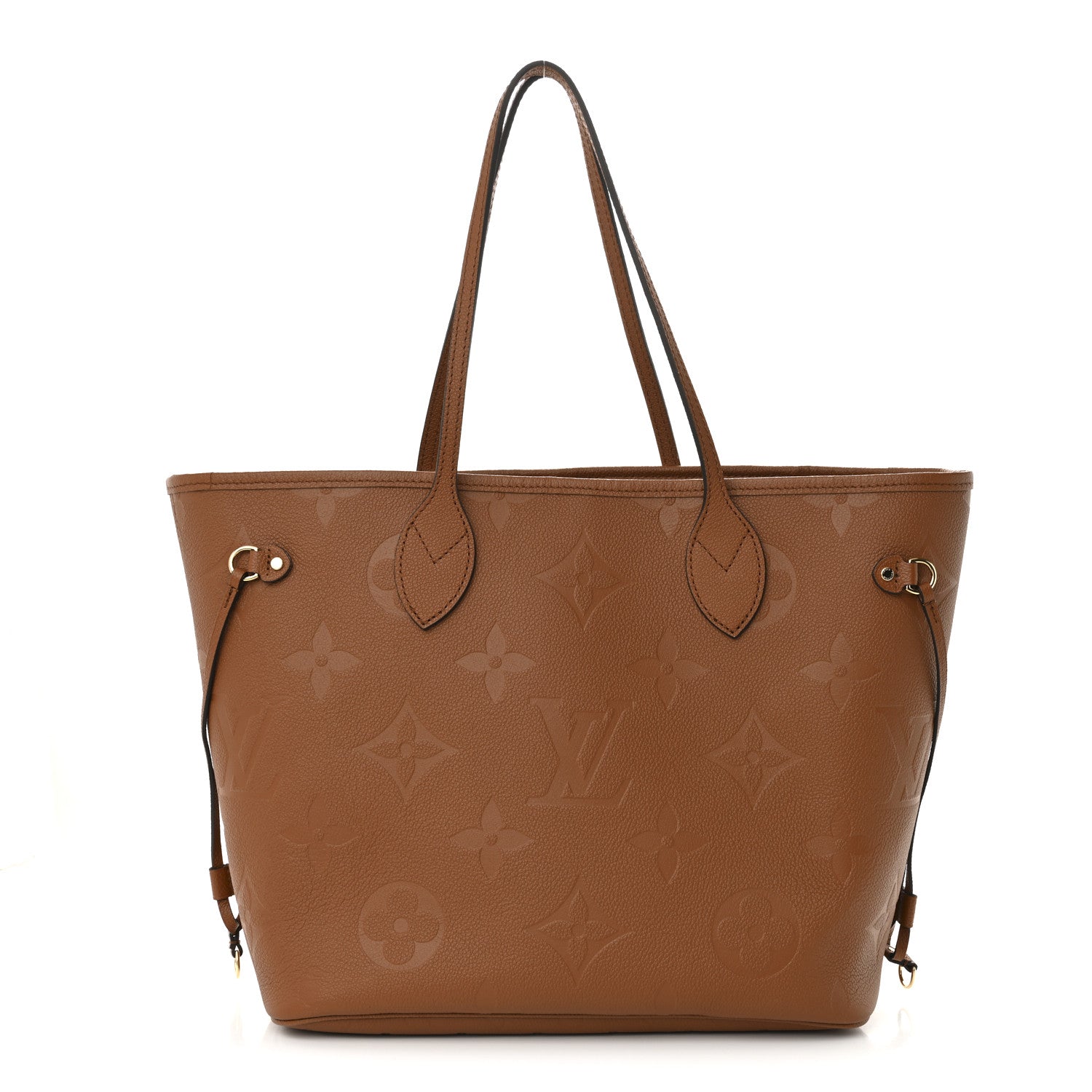 Louis Vuitton Empreinte Monogram Giant Neverfull MM Cognac 1 of 10