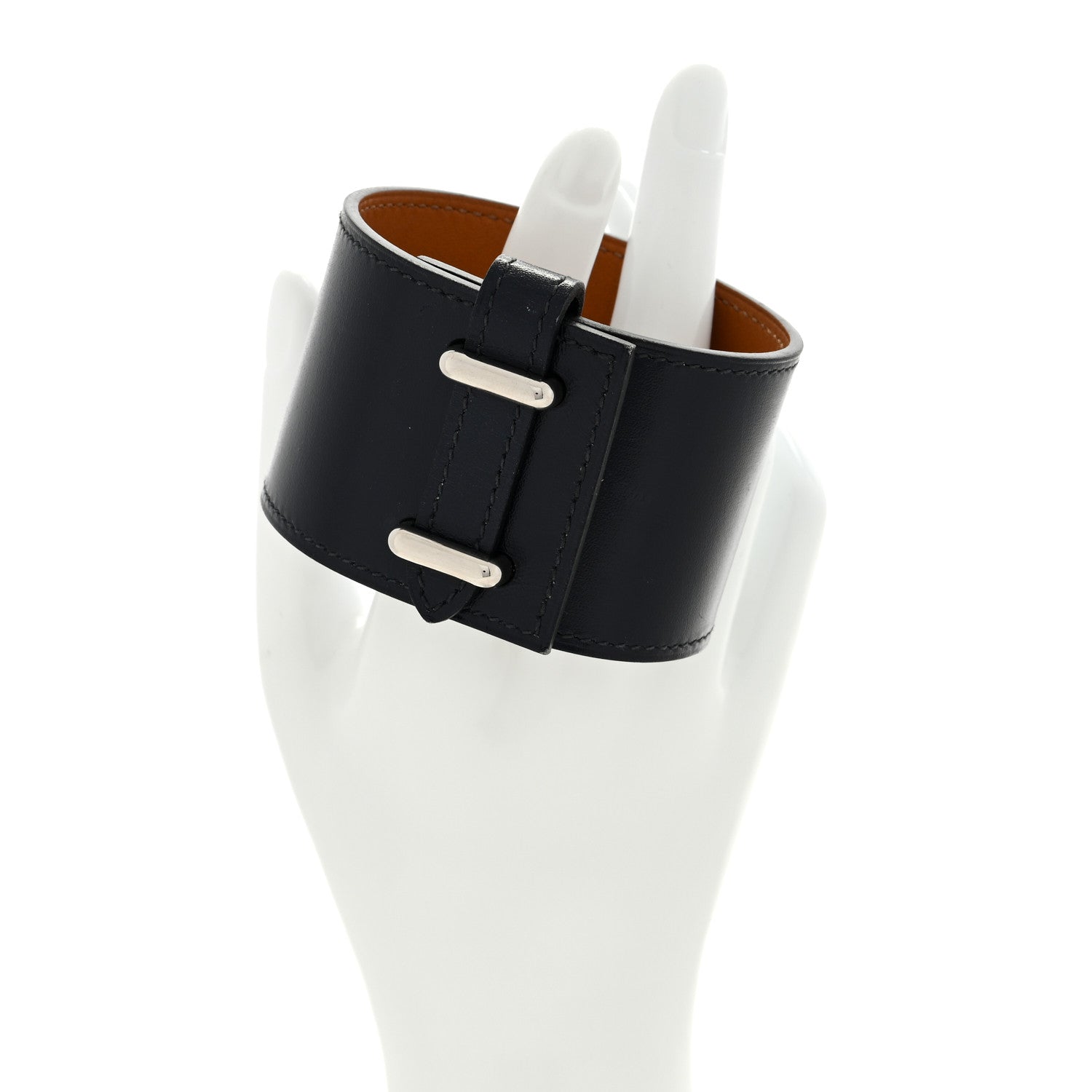 Hermes Box Kelly Twist Bracelet PM Black 2 of 5