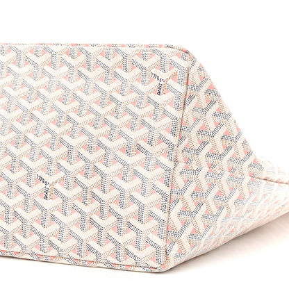 Goyard Goyardine Saint Louis Claire Voie GM White Pink 11 of 11