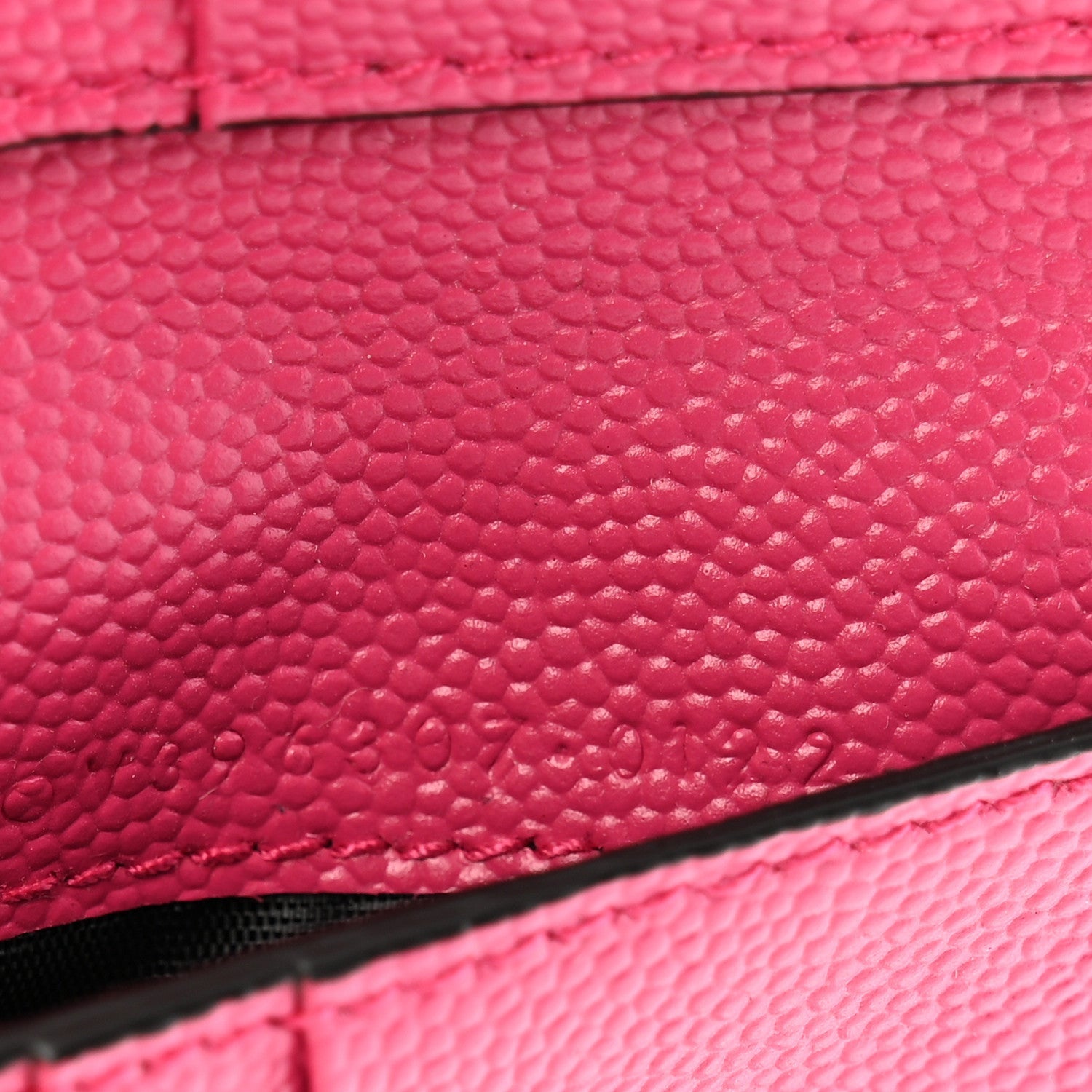 Saint Laurent Grain De Poudre Portefeuille Bi-Fold Wallet Fuchsia 7 of 7