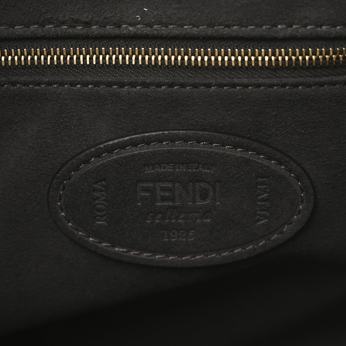 Cuoio Romano Selleria Medium FF Tote Miele Scuro