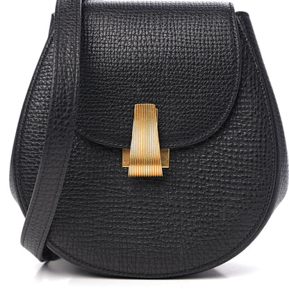 Bottega Veneta Palmellato Calfskin Rounded Belt Bag Black 9 of 9