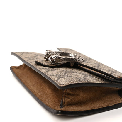 Gucci GG Supreme Monogram Super Mini Dionysus Shoulder Bag Taupe 8 of 8