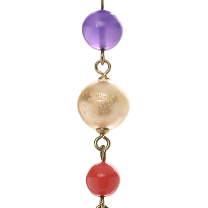 Chanel Beaded Pearl CC Long Strand Necklace Multi 5 of 6