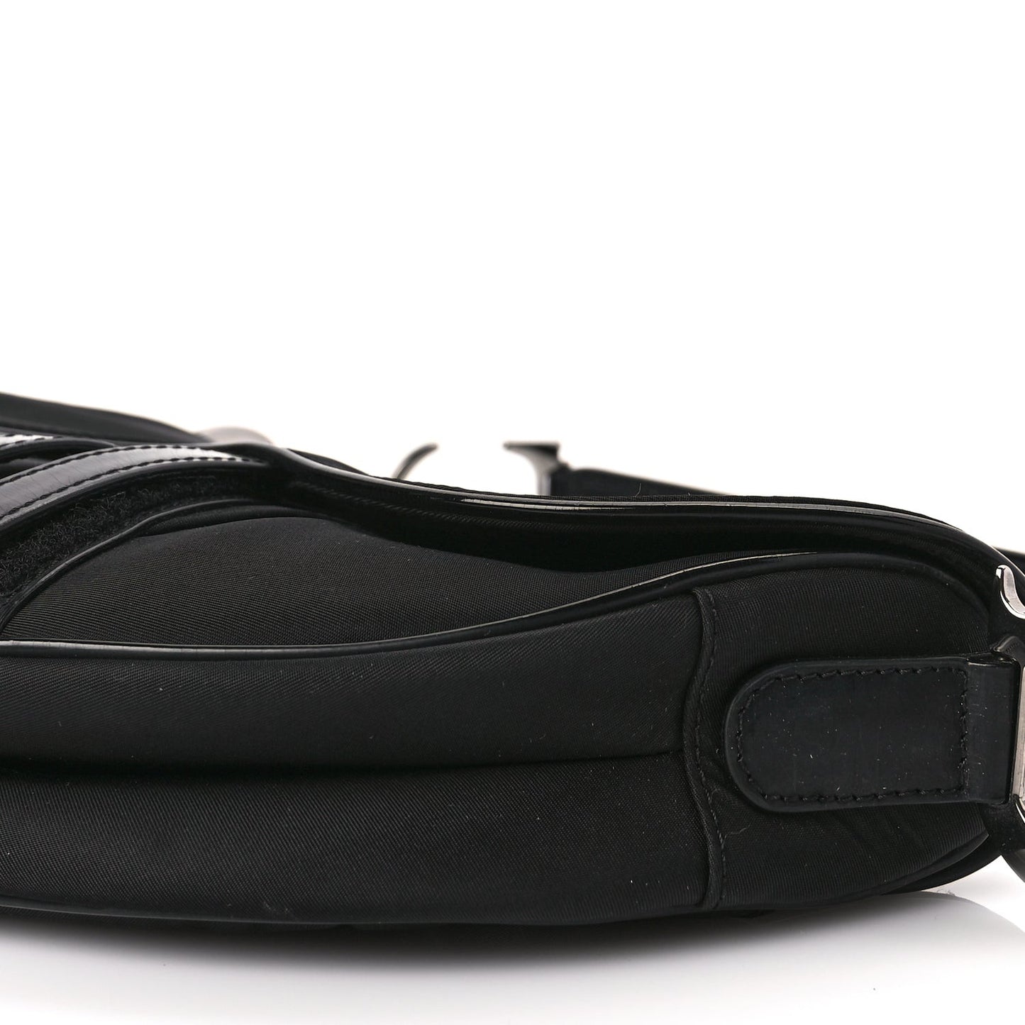 Nylon Saddle Bag Black