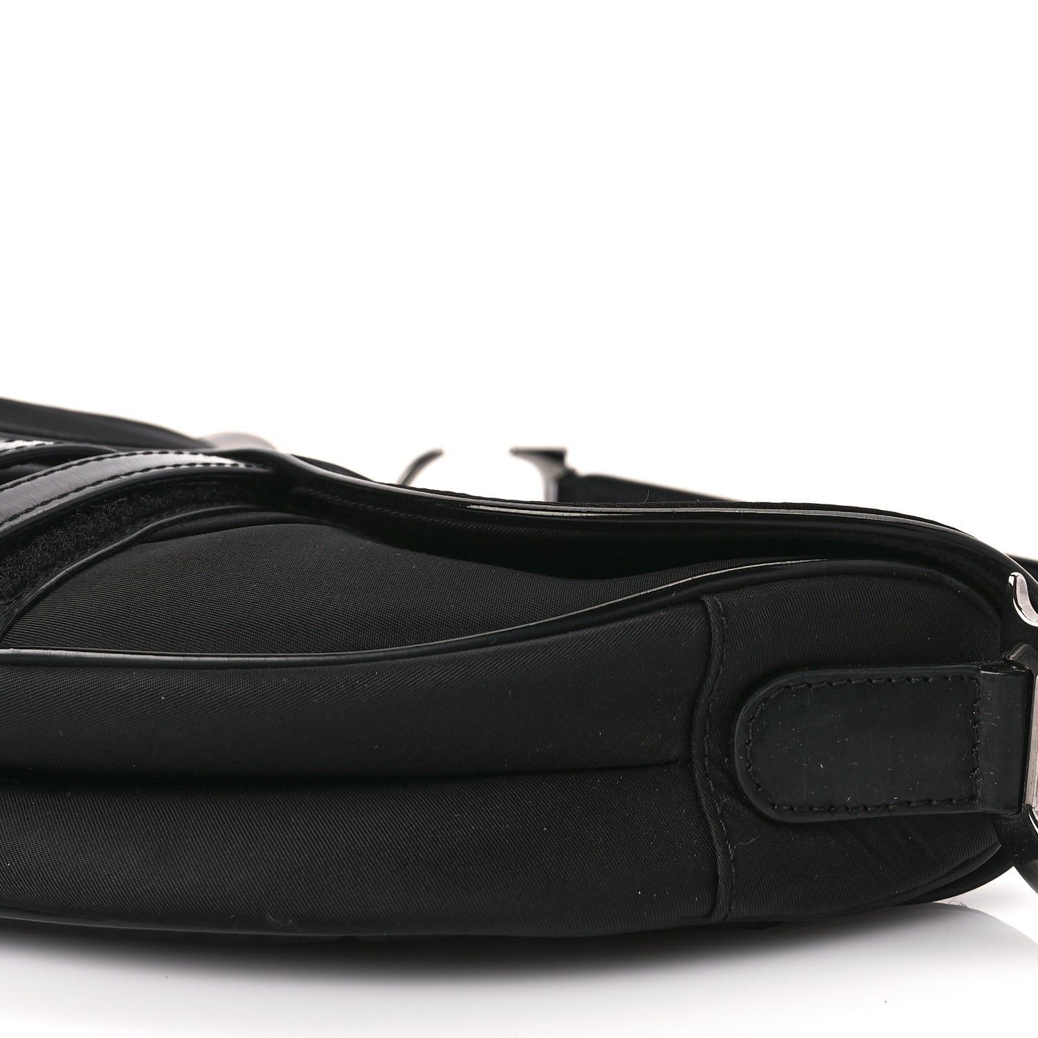 Christian Dior Nylon Saddle Bag Black 7 of 8