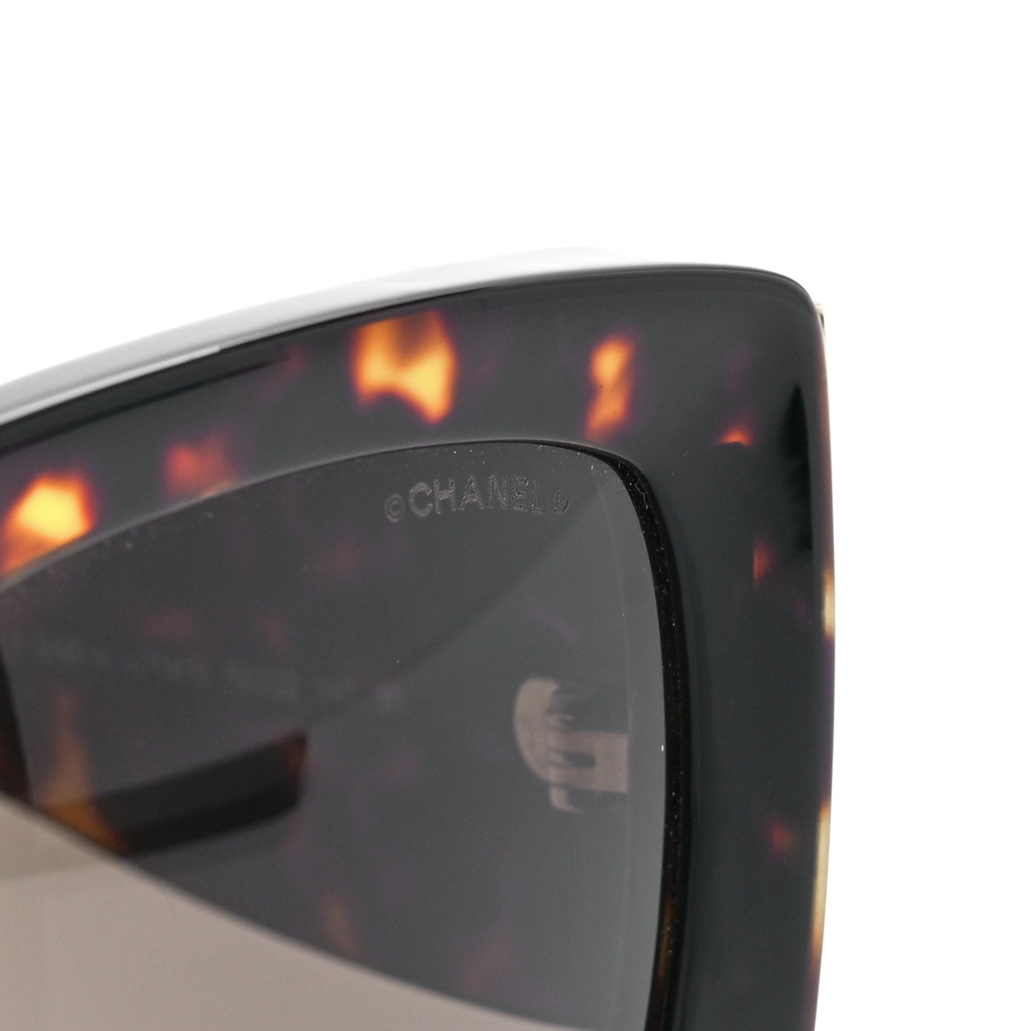 Acetate Rectangle Sunglasses 5435 Tortoise