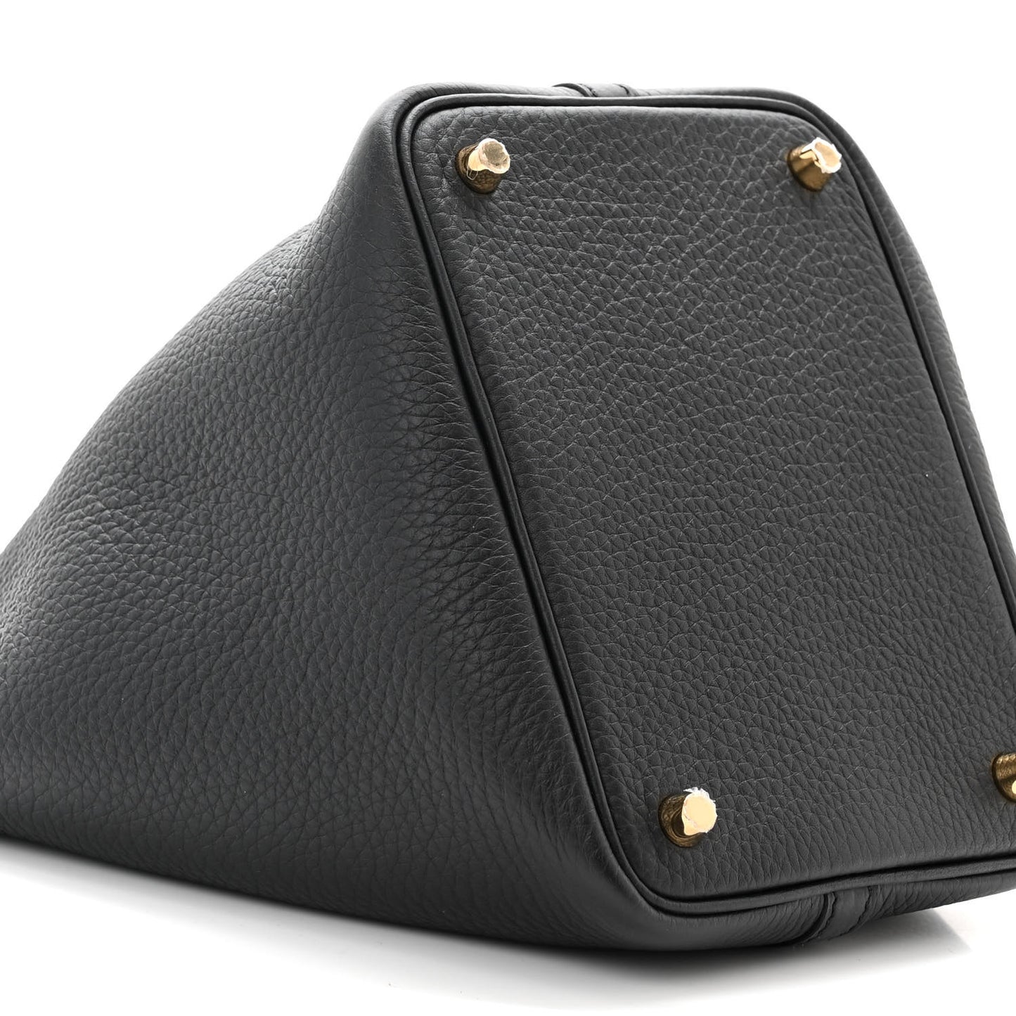 Taurillon Clemence Picotin Lock 18 PM Black