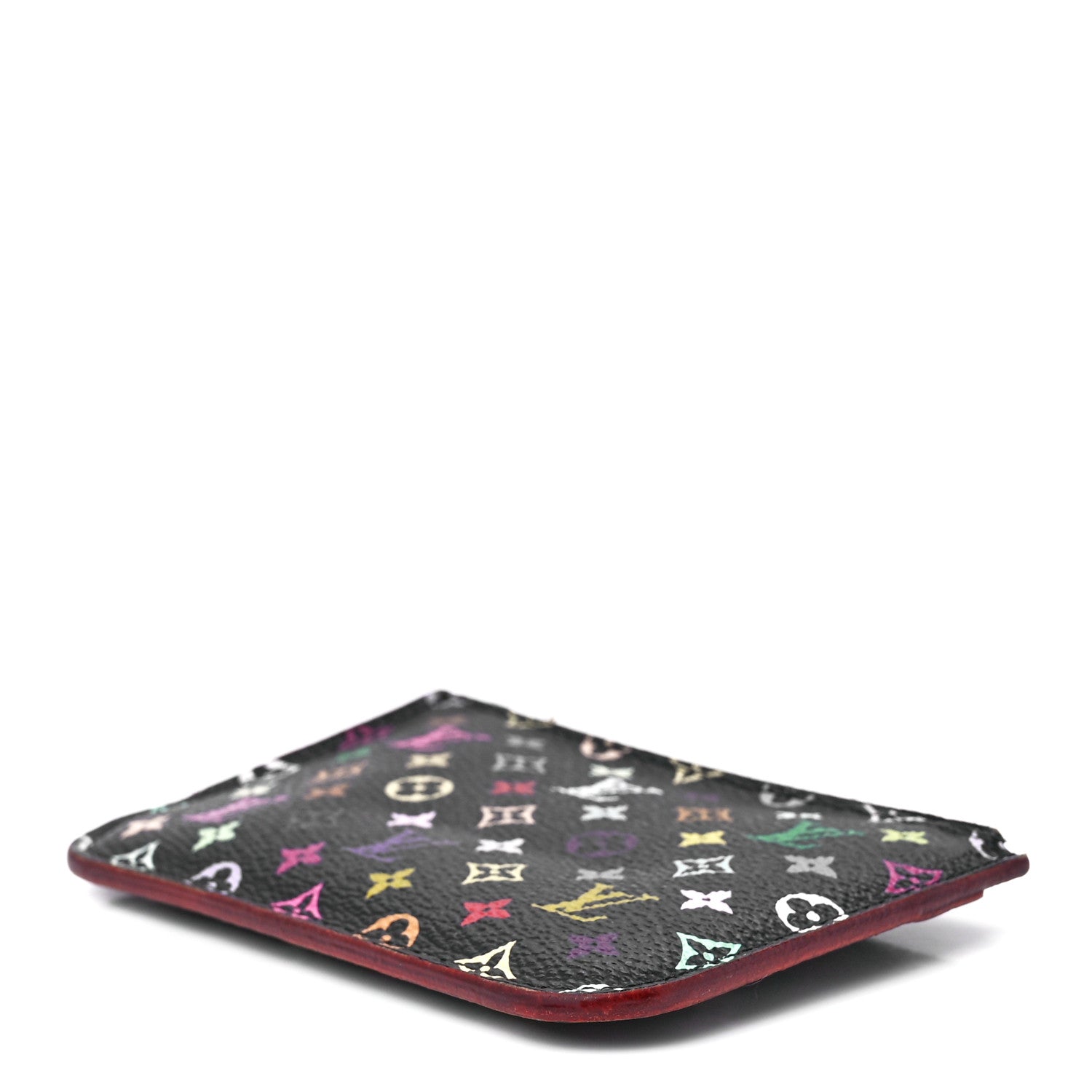 Louis Vuitton Monogram Multicolor Key Pouch Black Grenade 8 of 10