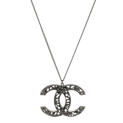 Chanel Ruthenium CC Pendant Necklace 1 of 4