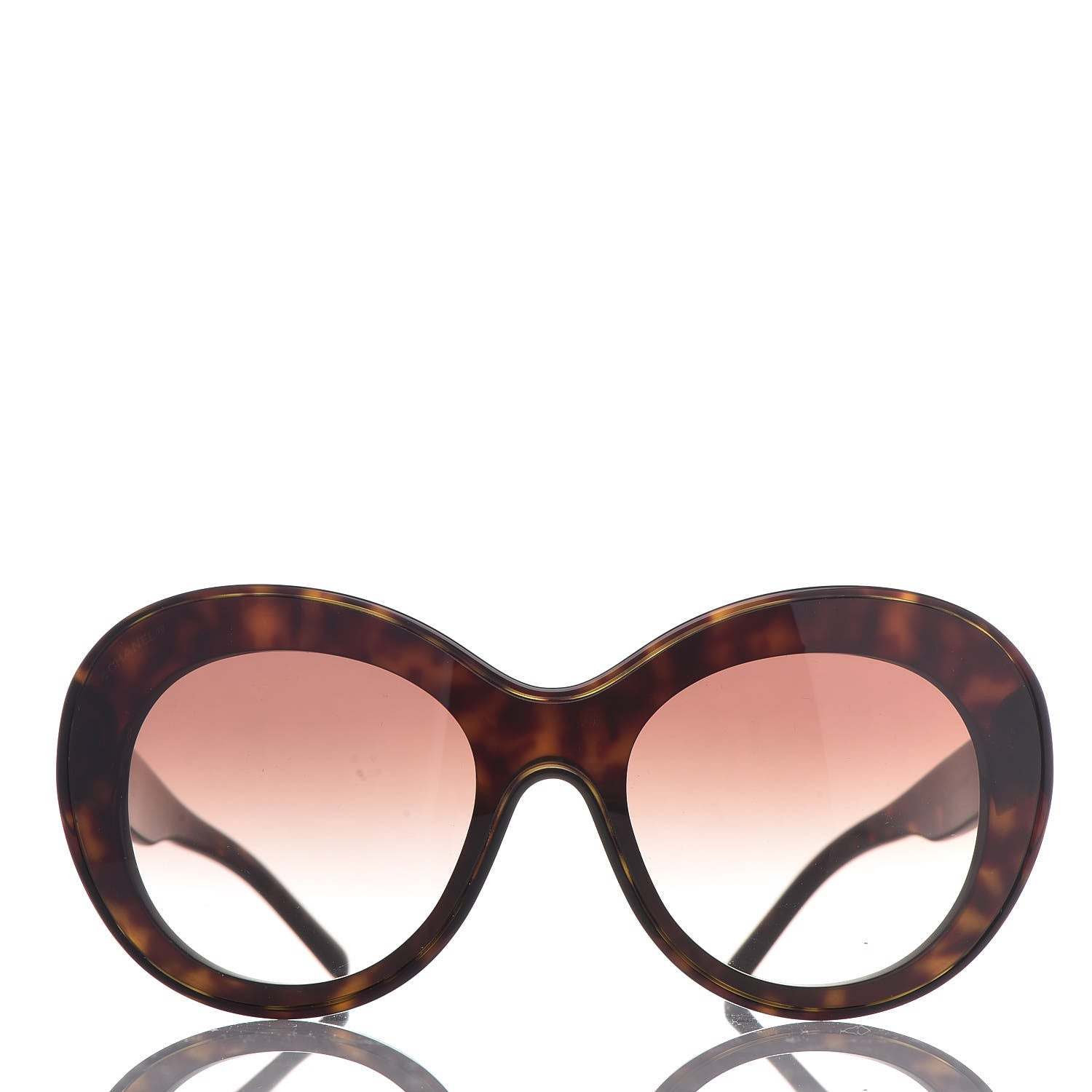 Chanel Shield Sunglasses 71281 Dark Tortoise 2 of 8