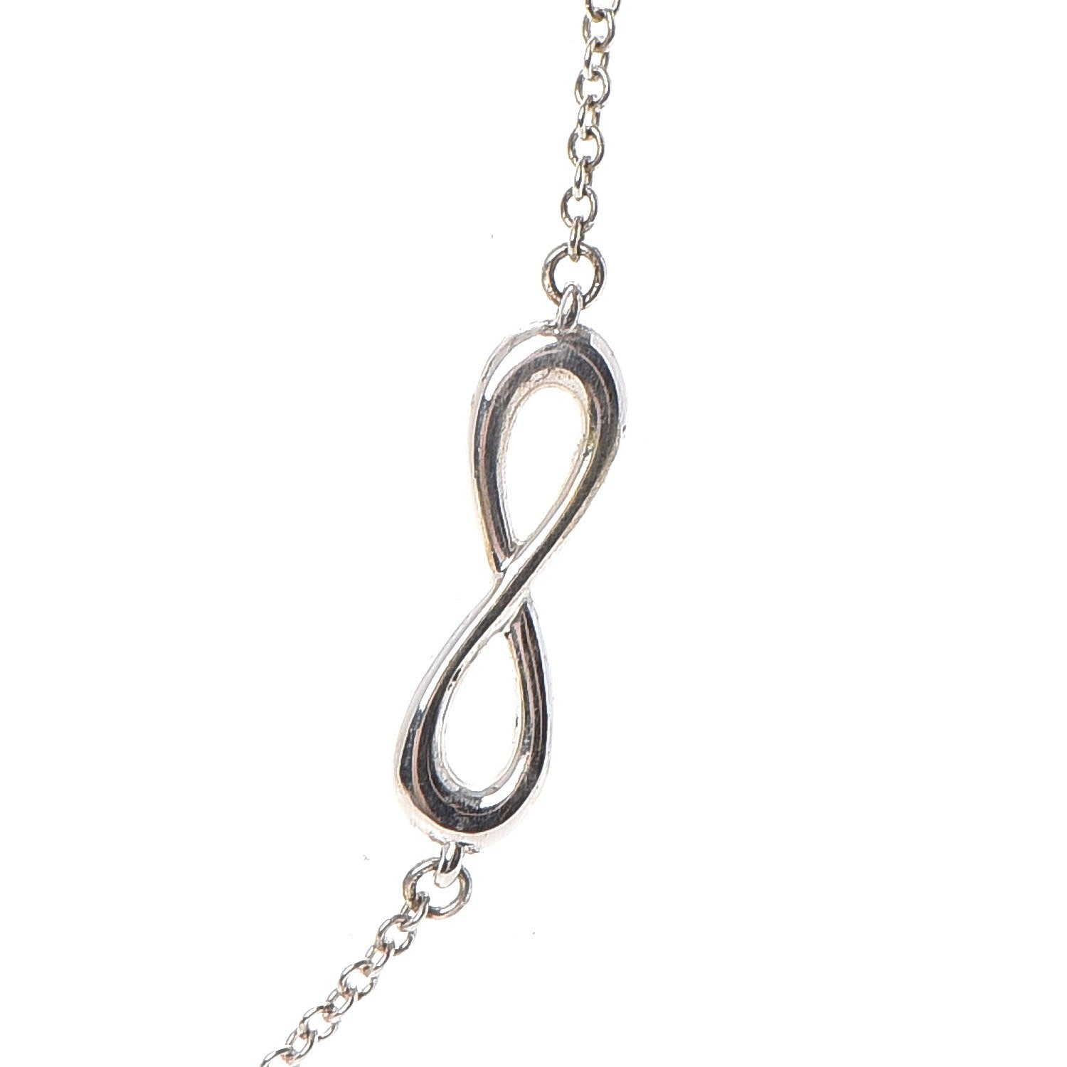 Tiffany Sterling Silver Infinity Endless Necklace 4 of 6