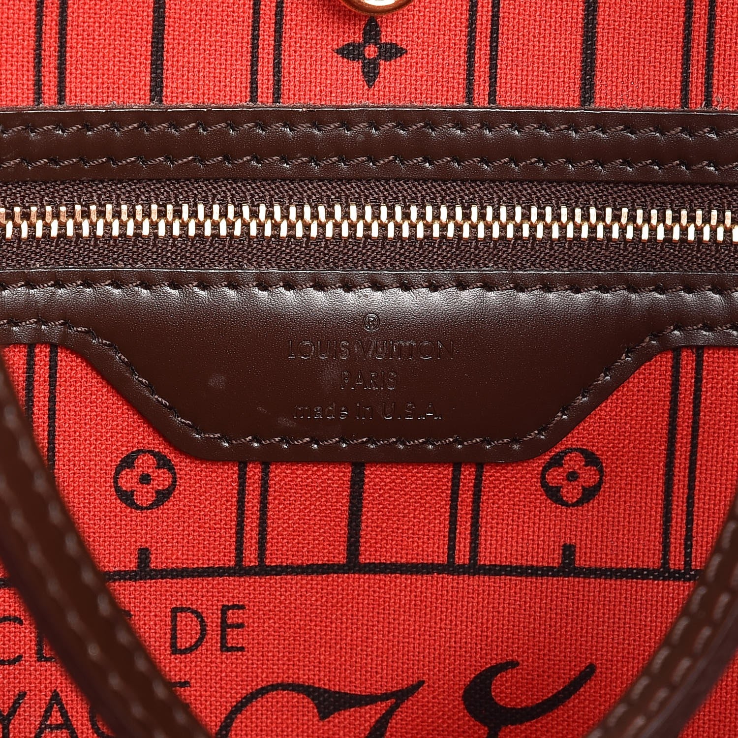 Louis Vuitton Damier Ebene Neverfull GM 6 of 13