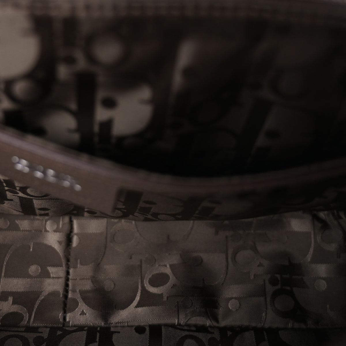 Christian Dior Grained Calfskin Hit The Road Bag Brown 4 of 8