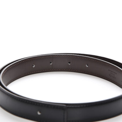 Hermes Box Chamonix 24mm Belt Strap 75 Black Chocolate 3 of 7