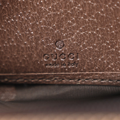 Gucci GG Supreme Monogram Web Ophidia Zip Around Wallet Brown 6 of 7