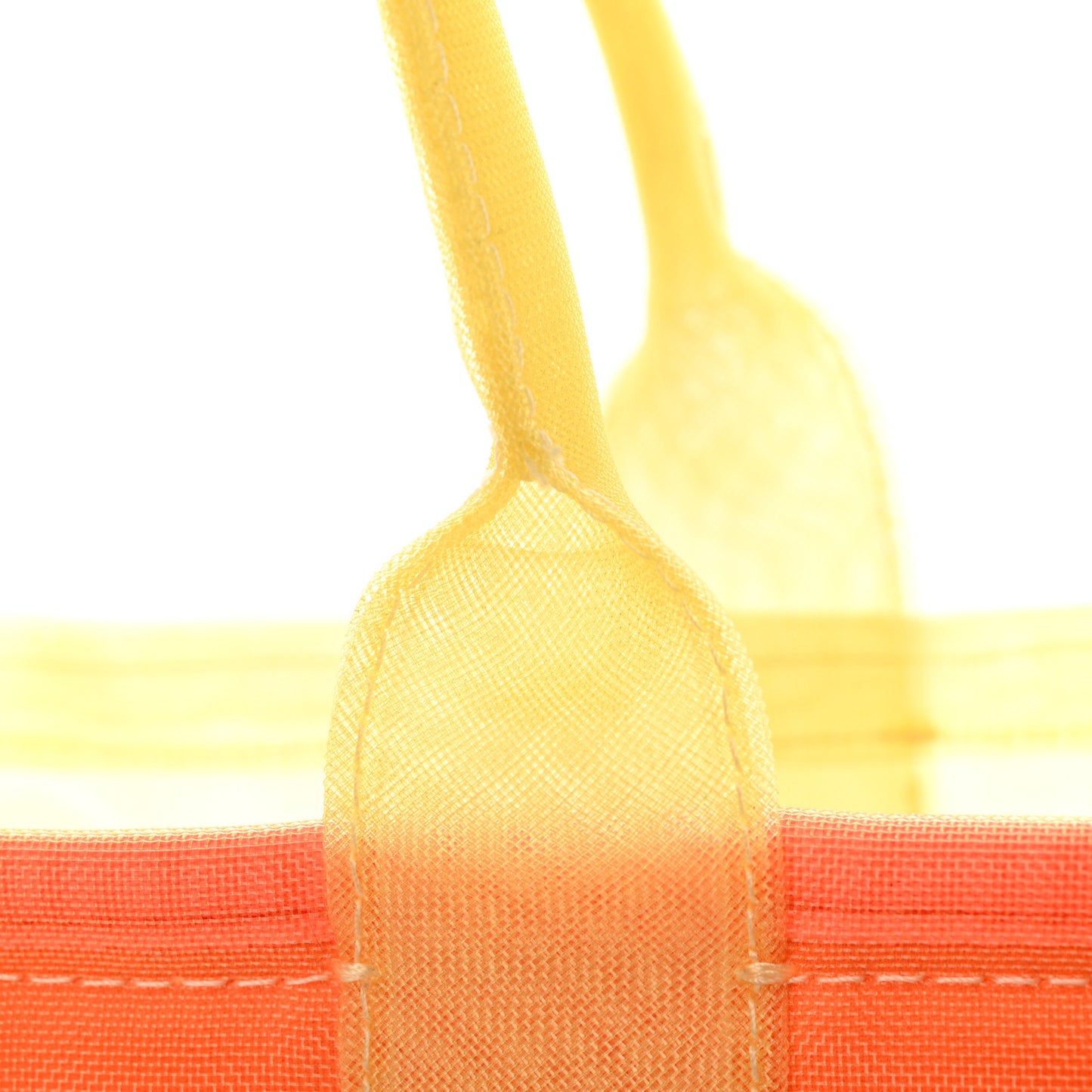 Nylon The Mesh Medium Tote Bag Yellow Multicolor