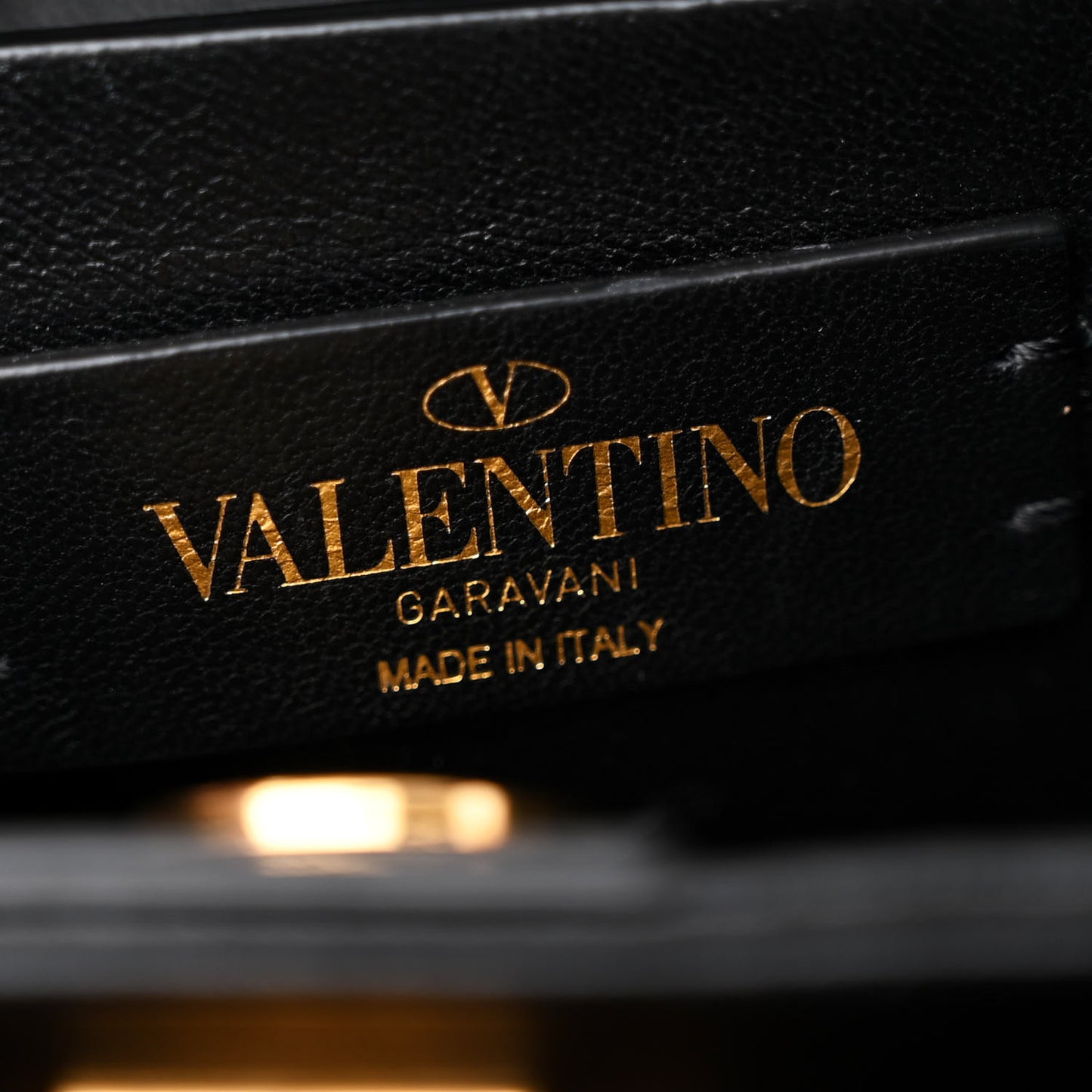 Nappa Small Roman Stud The Handle Bag Black