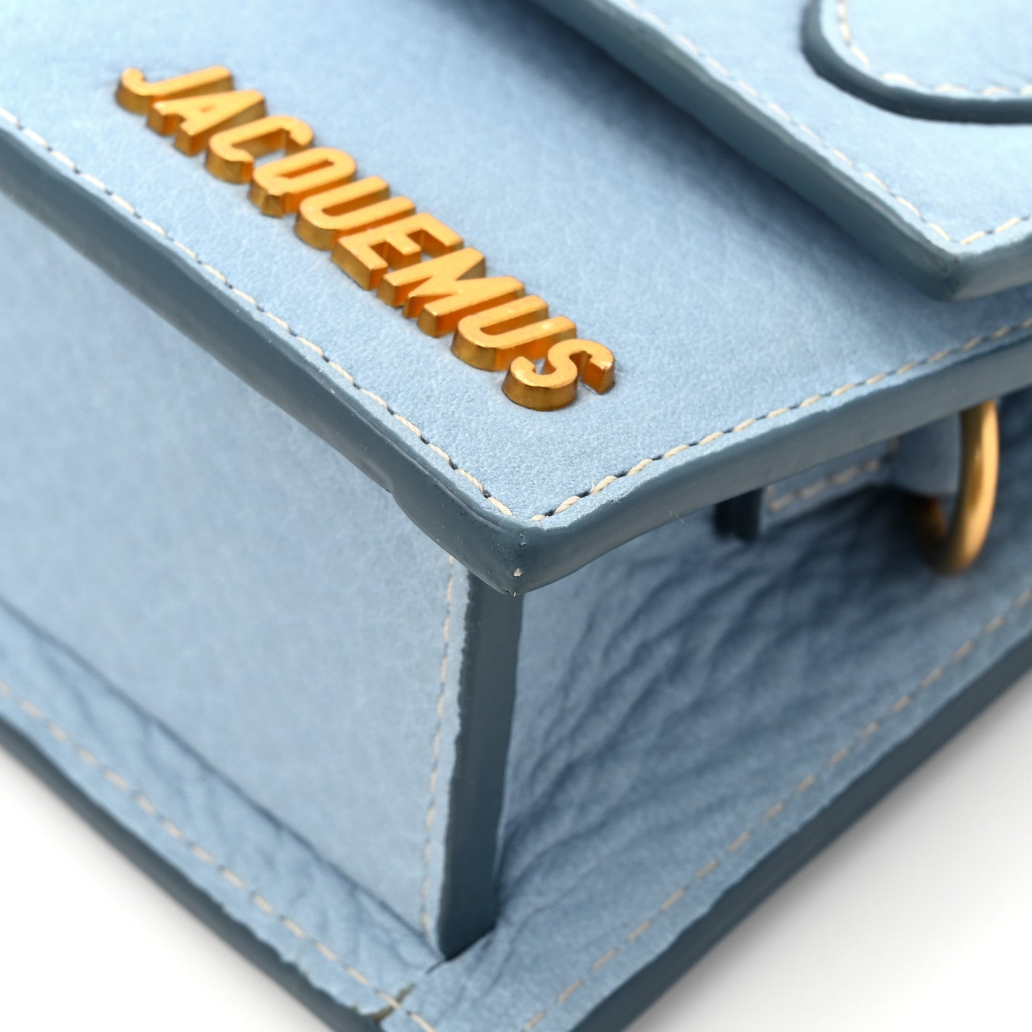 Jacquemus Calfskin Le Chiquito Long Light Blue 11 of 16