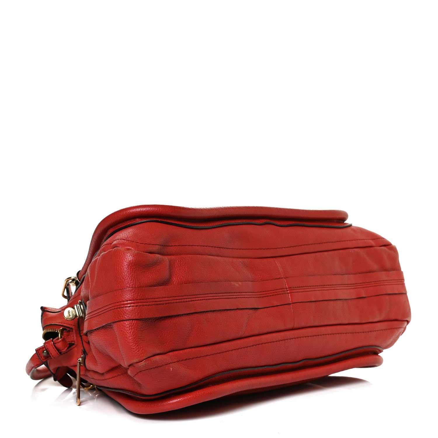 Chloe Calfskin Large Paraty Red 3 of 16